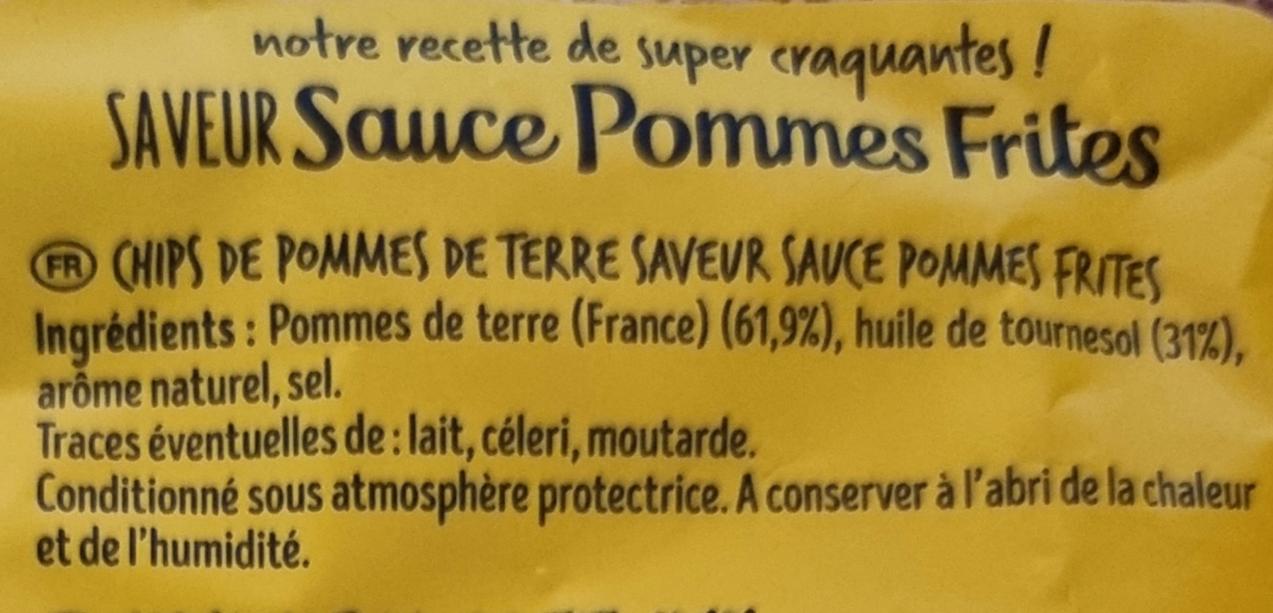 Ing chips sauce pomme frite