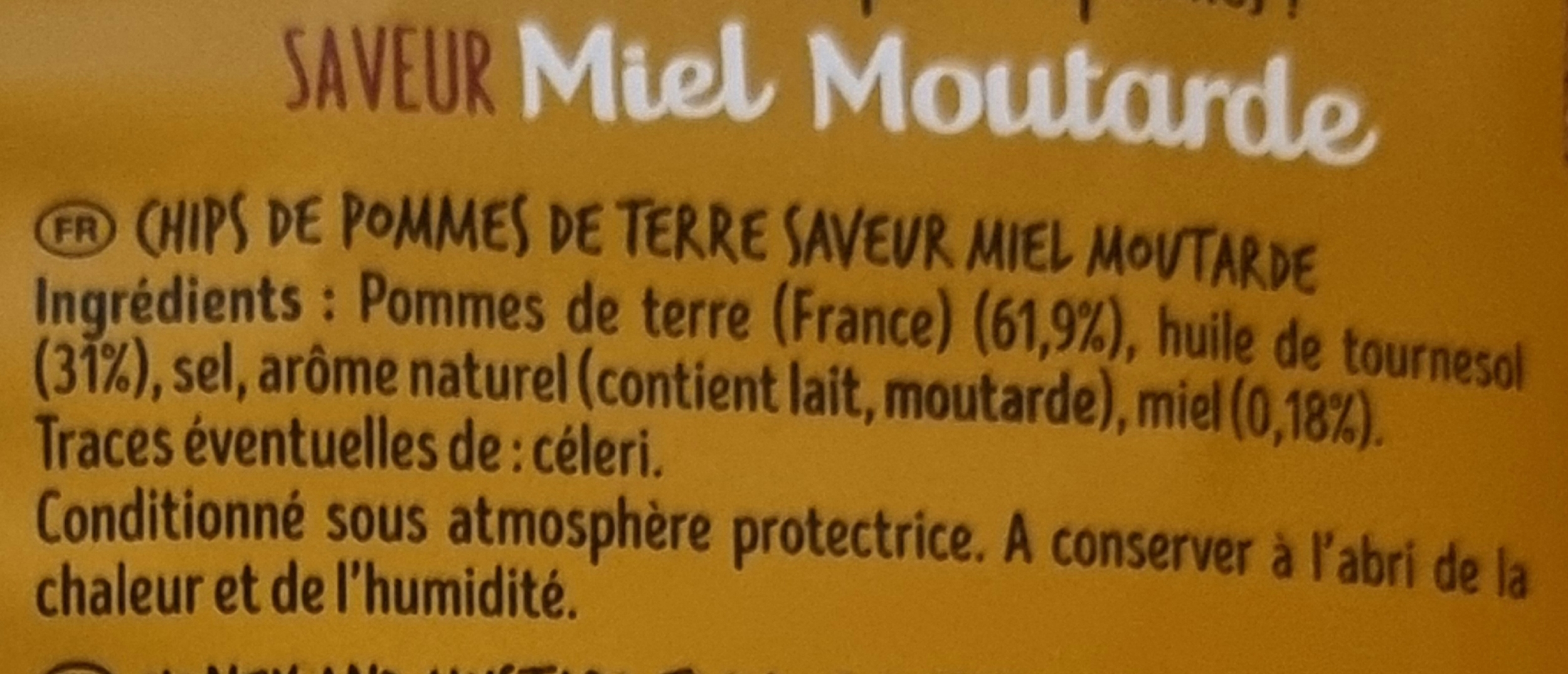 Ing chips miel moutarde