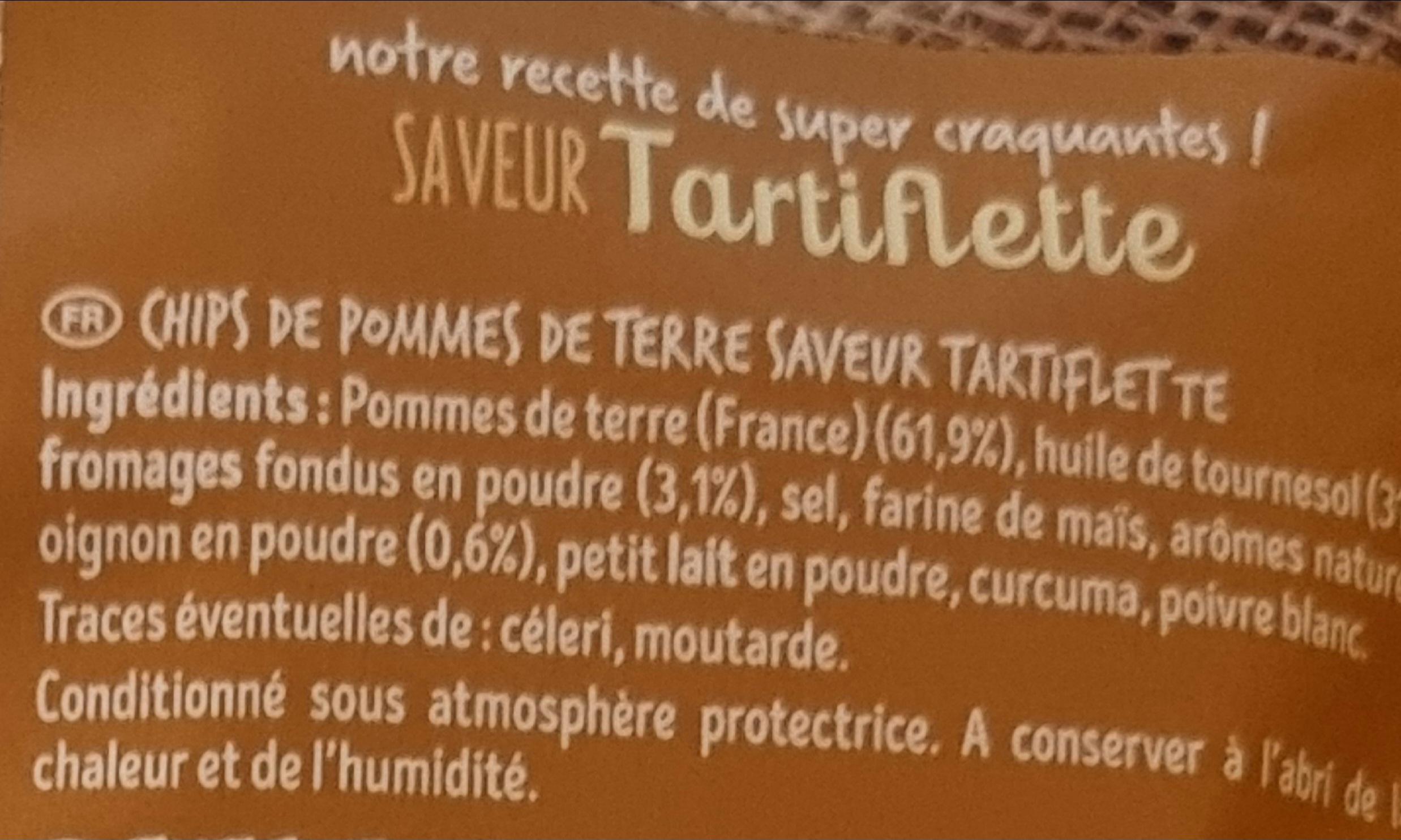 Ing chips tartiflette