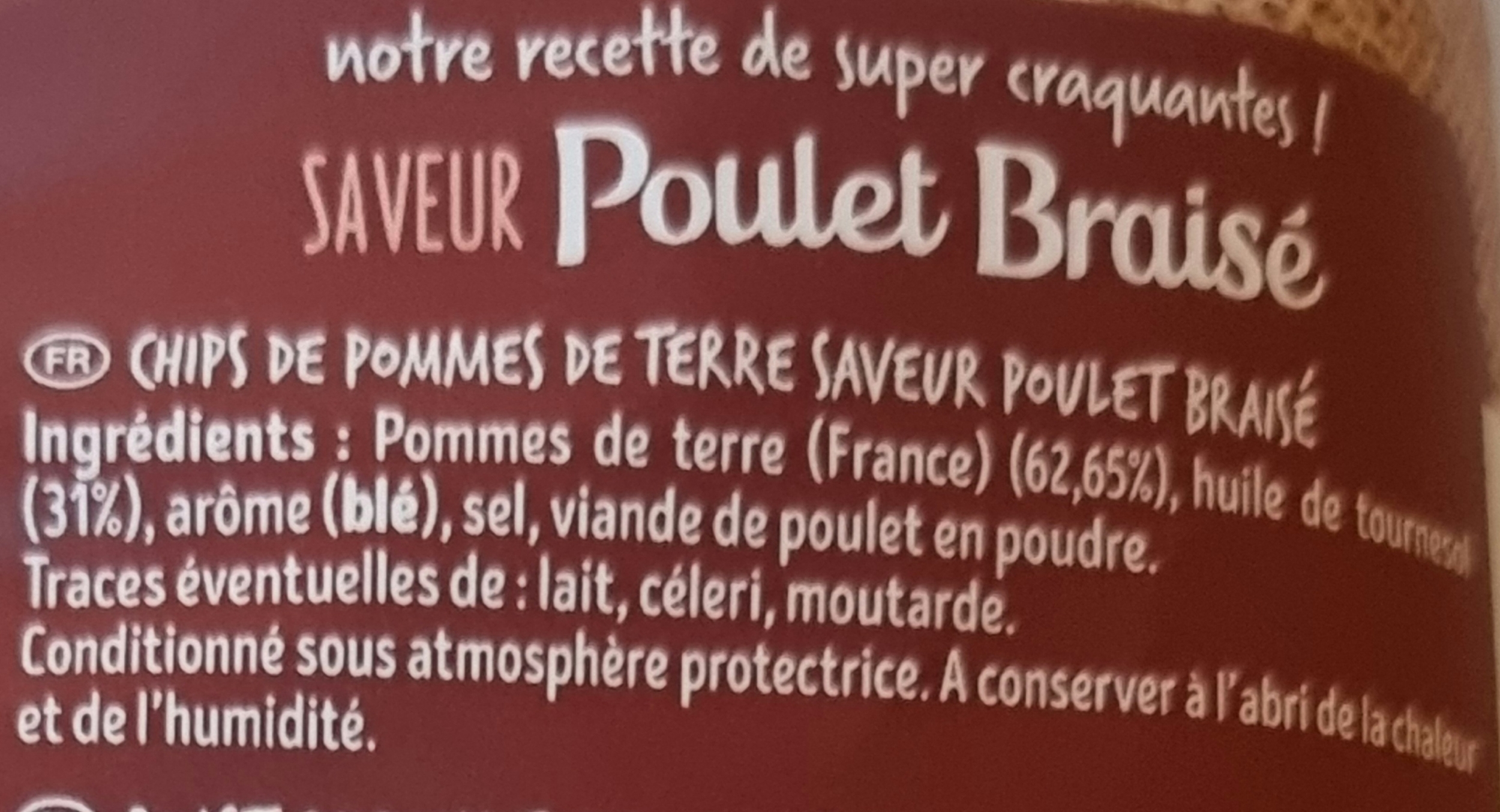 Ing chips poulet braisé