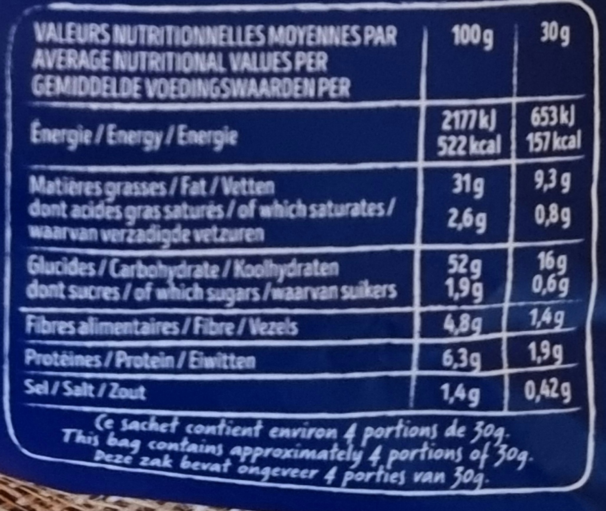 Vn chips saveur pastis
