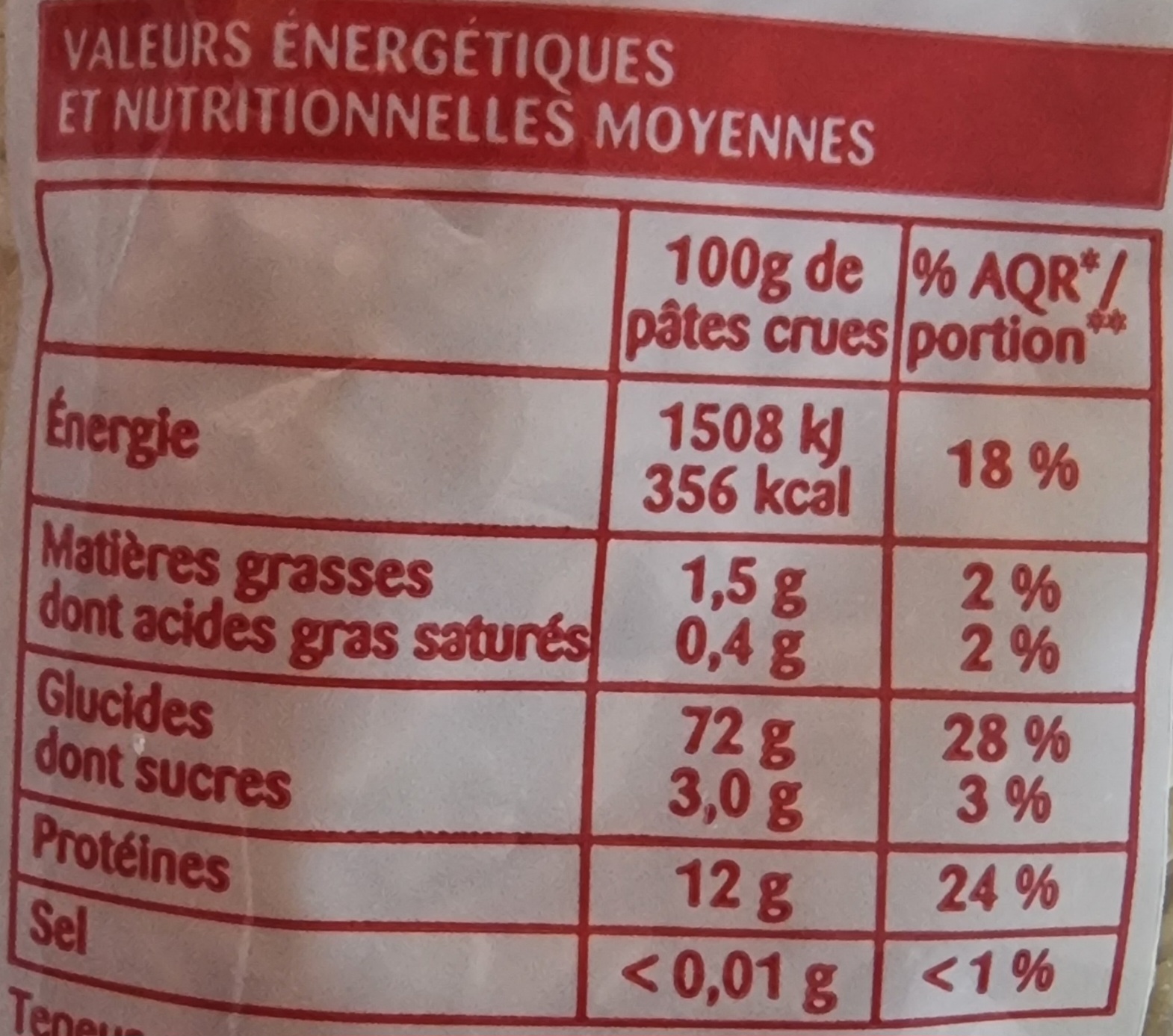Vn Pates longue doiseau Rochambeau 500g