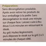Préparation burger Boeuf