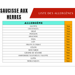 Saucisse au herbes_allergene