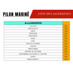 Allergènes pilons de poulet