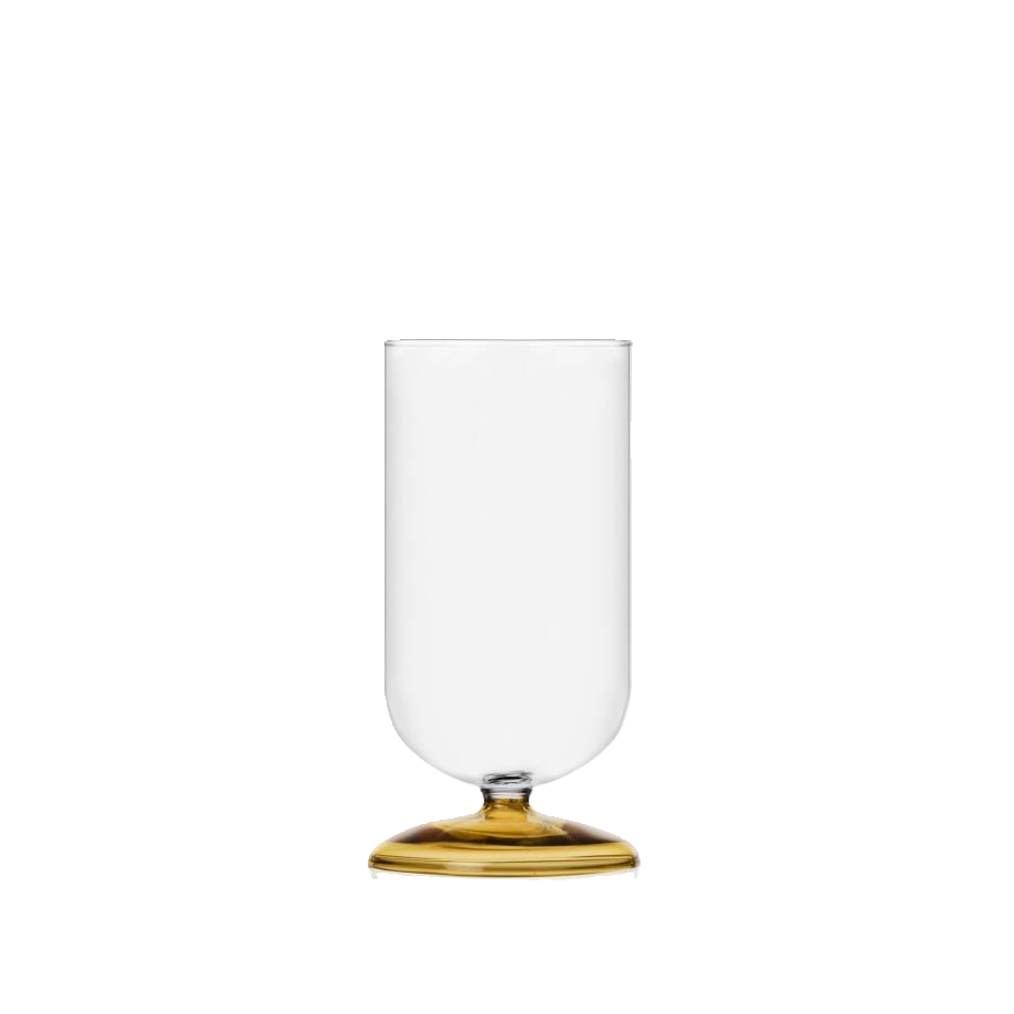 Bloom Stemmed Glass Yellow - 9313114