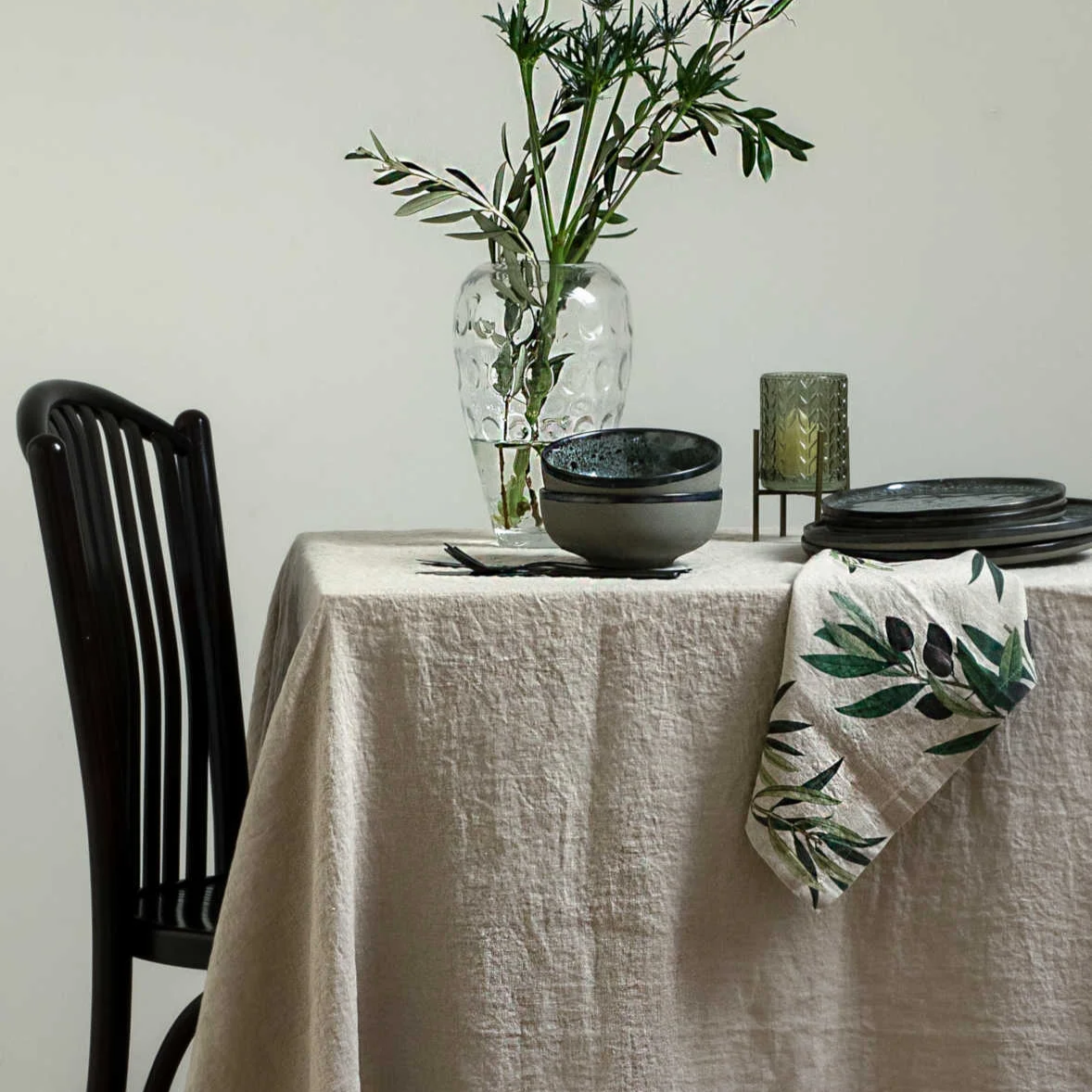 Nappe lin uni natural 2
