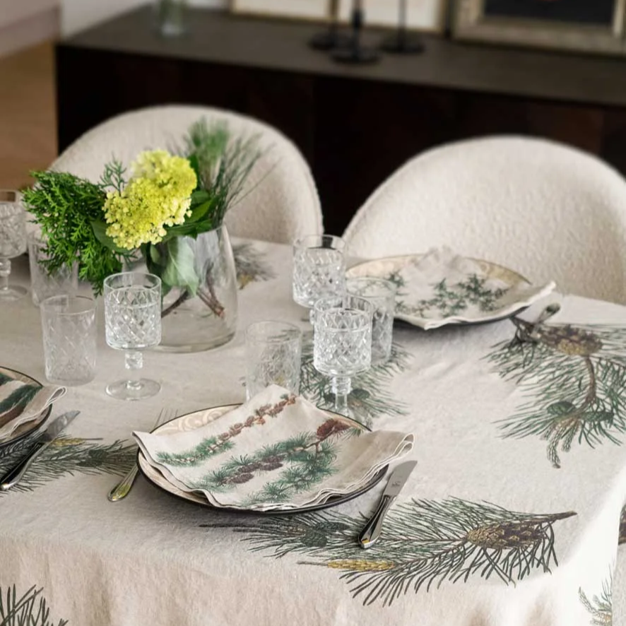 Nappe lin conifères 4