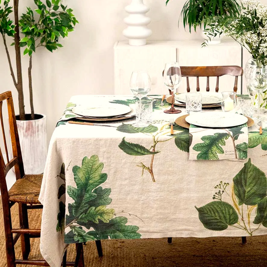 Nappe lin arbres 1