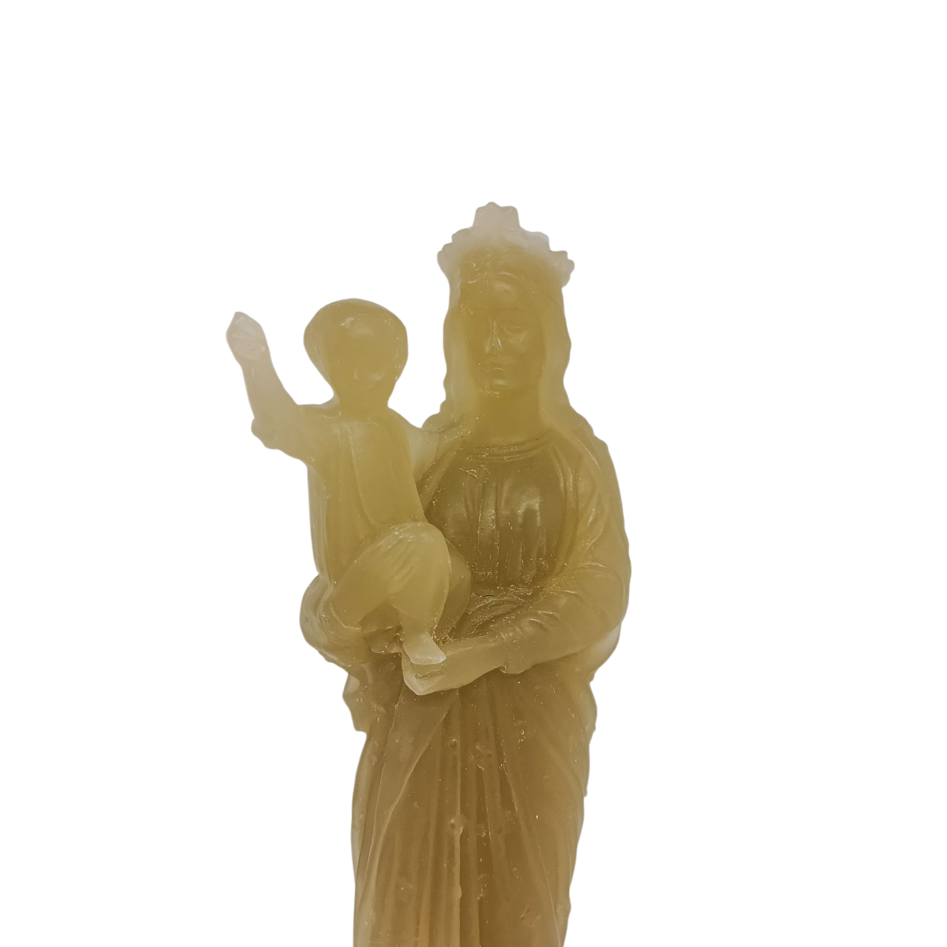 Vierge à lenfant - Lin - Ciergerie des prémontrés 2
