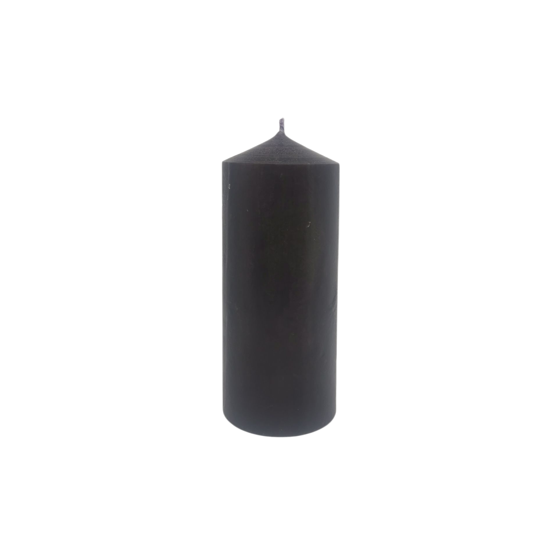 Cierge-cire-noire-7x15cm-ciergerie-des-premontres