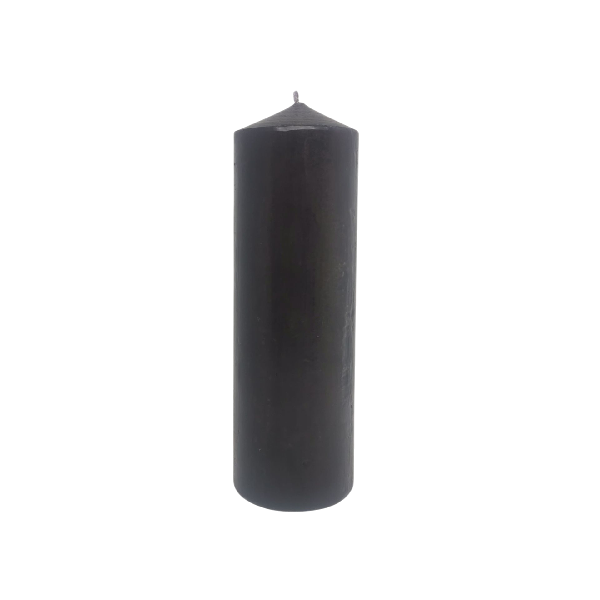 Cierge-cire-noire-7x20cm-ciergerie-des-premontres