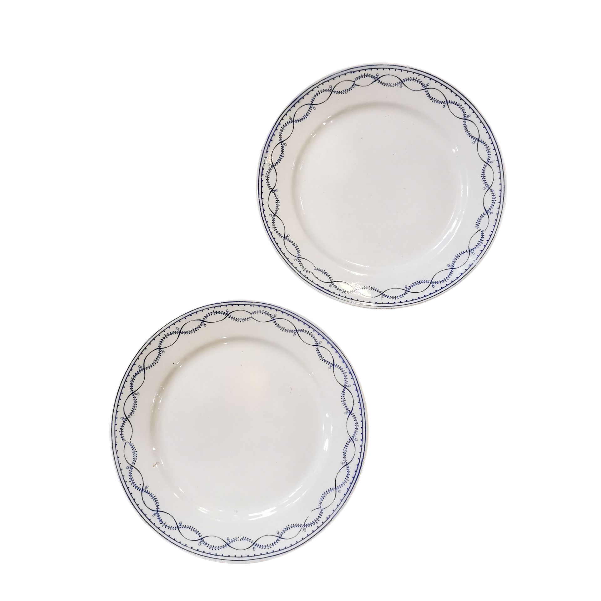 MR87-Assiettes-dessert-boch-la-louviere-faïence belge5