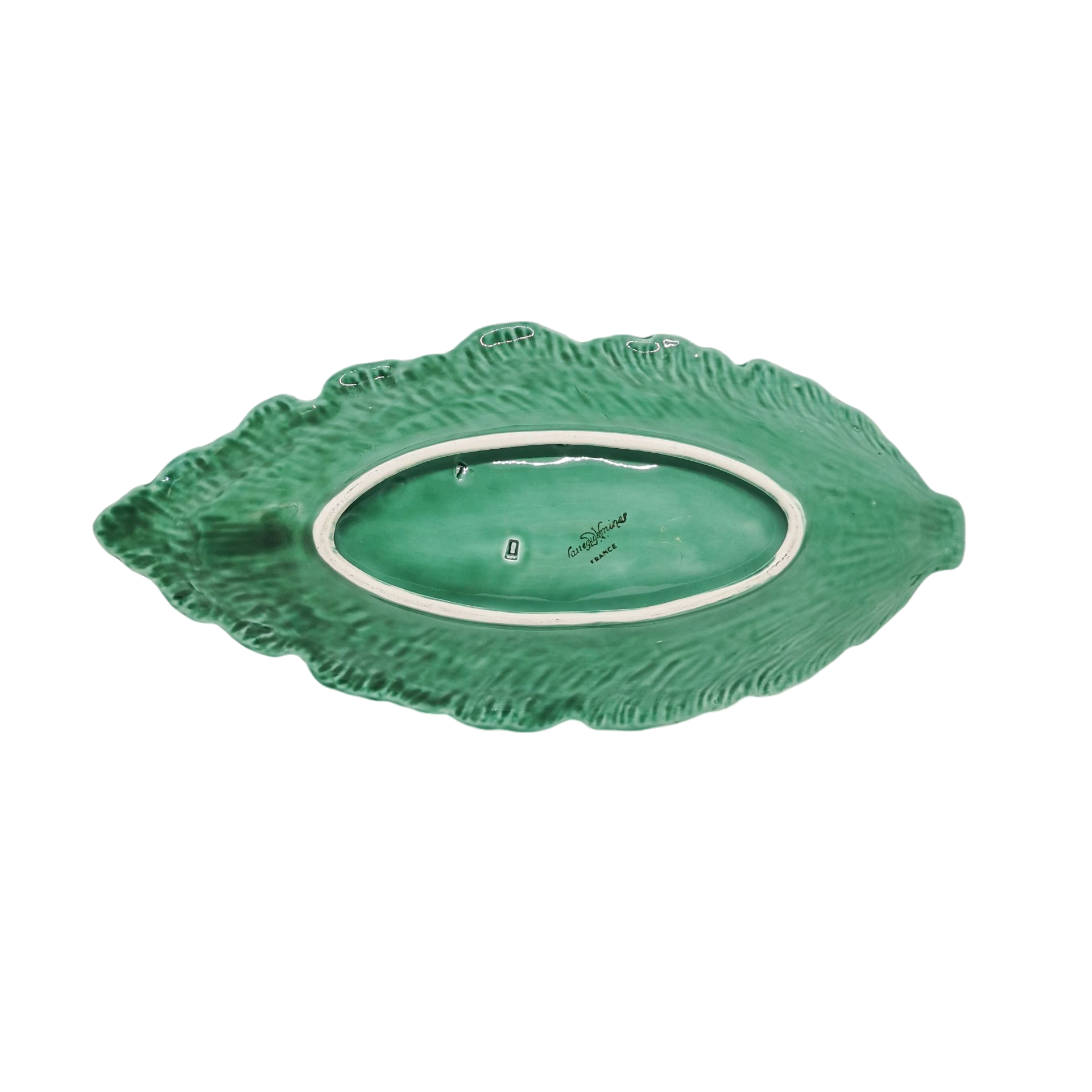 MR239-petit-plat-ravier-barbotine-sarreguemines-feuille-verte4