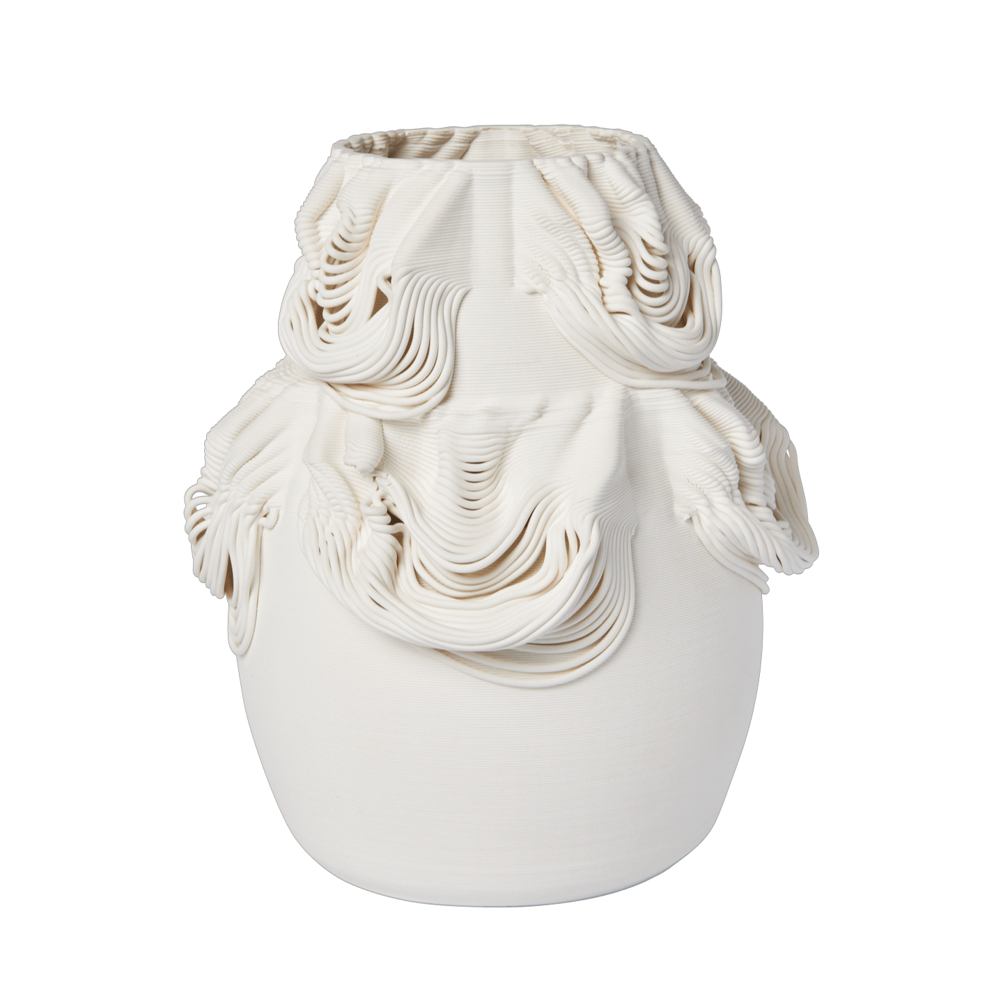 Vase-drisca-grès-blanc-cassé-ferm-living