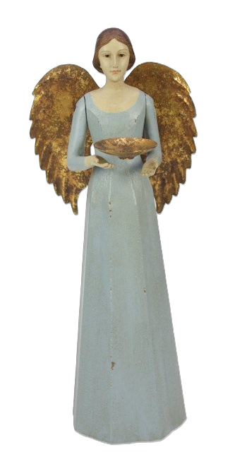 22C4225-ange-porte-bougie-ailes-dorees-bleu
