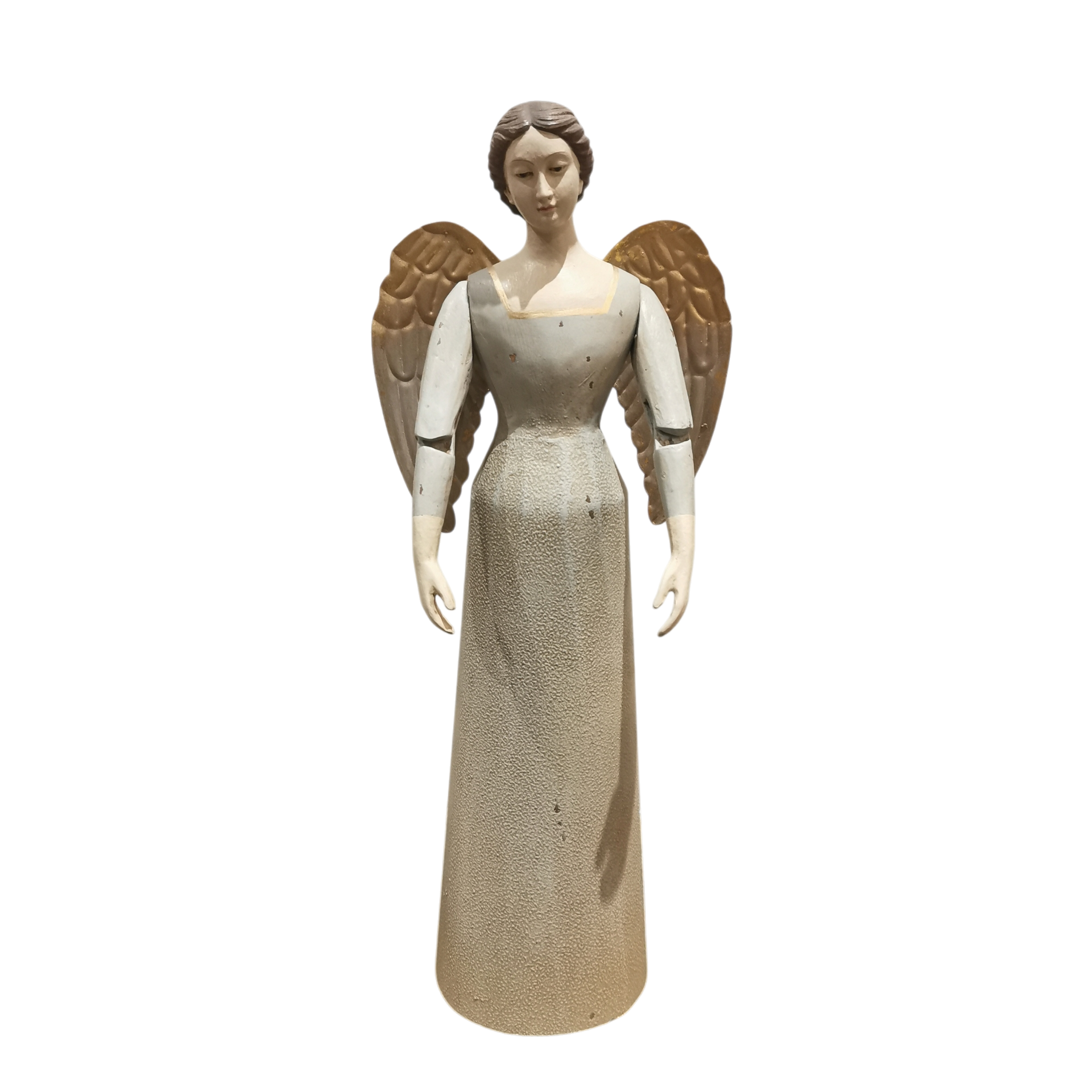 22C1606-ANGE-GRIS-ANTIQUE-H39CM-FACE