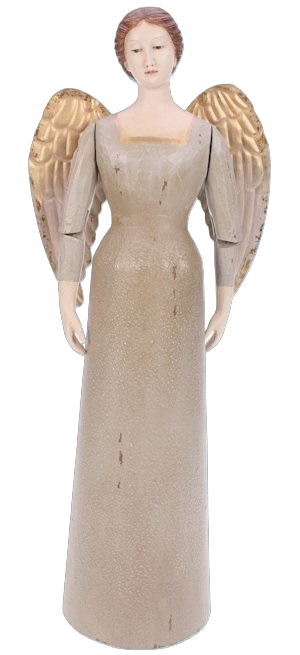 22C1606-ANGE-GRIS-ANTIQUE-H39CM