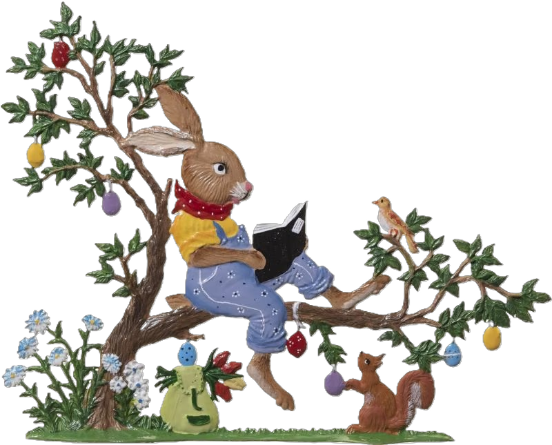 12728-BE-hase-liest-2028-lapin-lecteur-decoration-paques-etain-wilhelm-schweizer-1