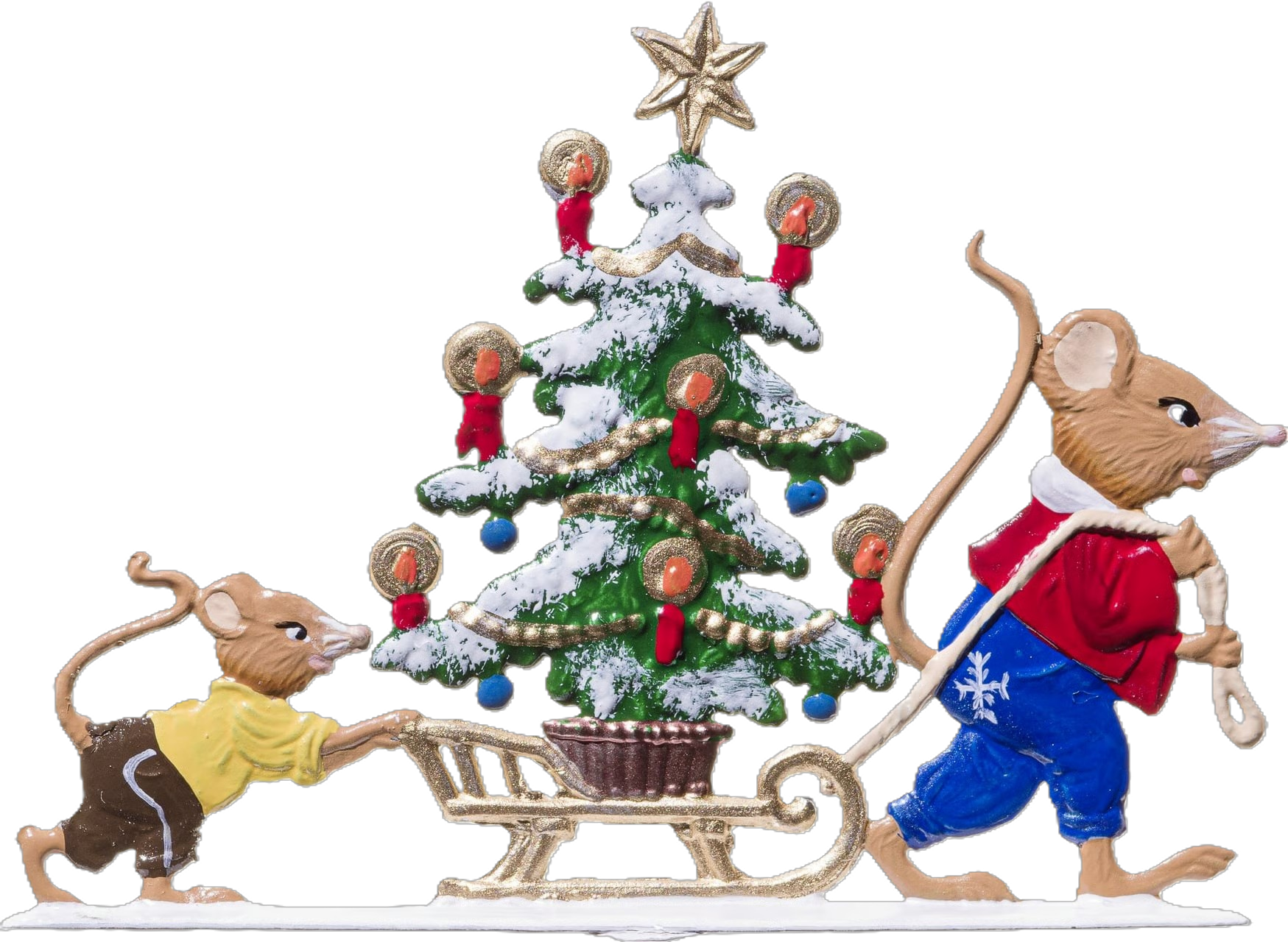 MAUS009-BE-souris-transportant-sapin-noel-decoration-etain-wilhelm-schweizer