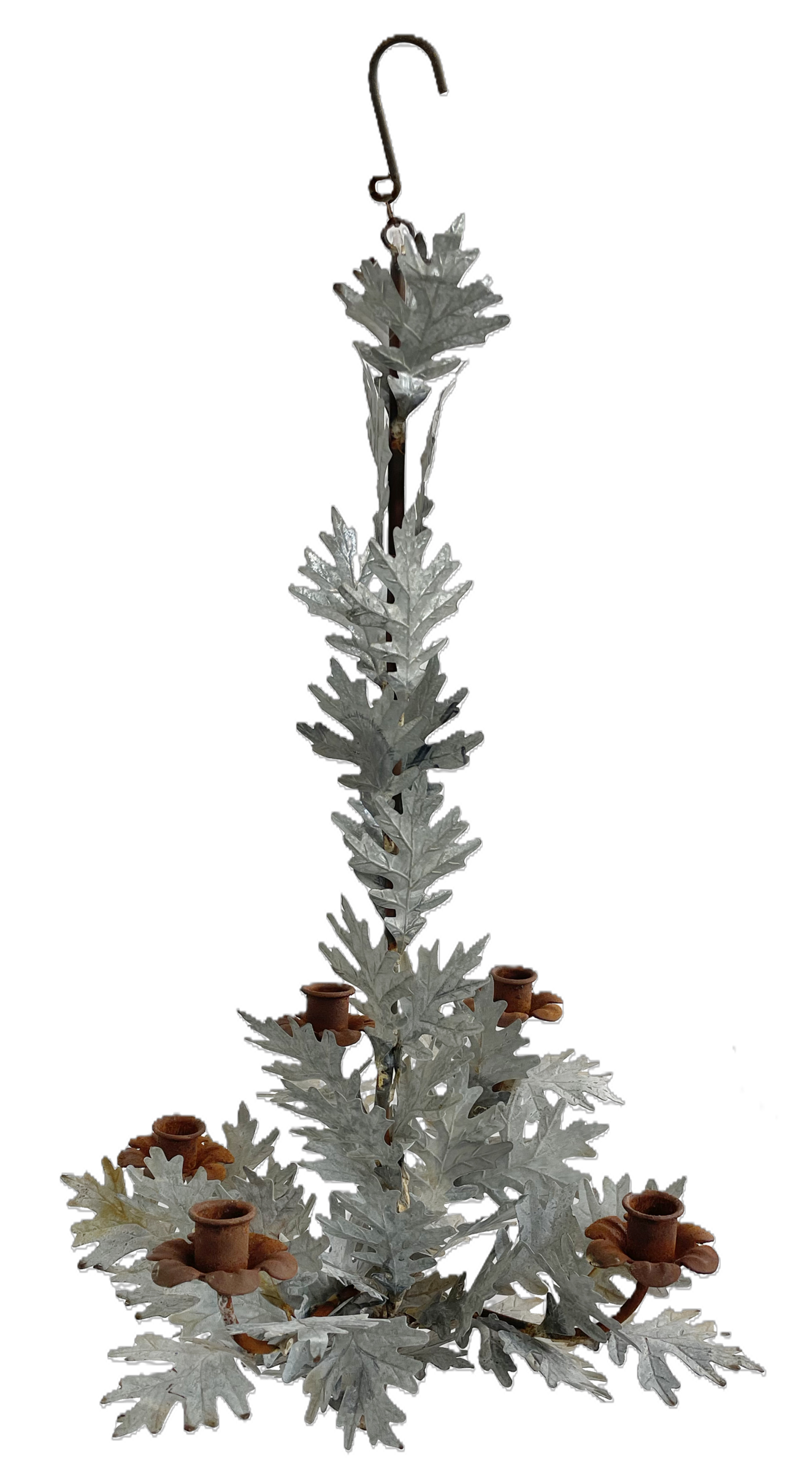 61256-Metal-oak-leaf-chandelier-5-rusty