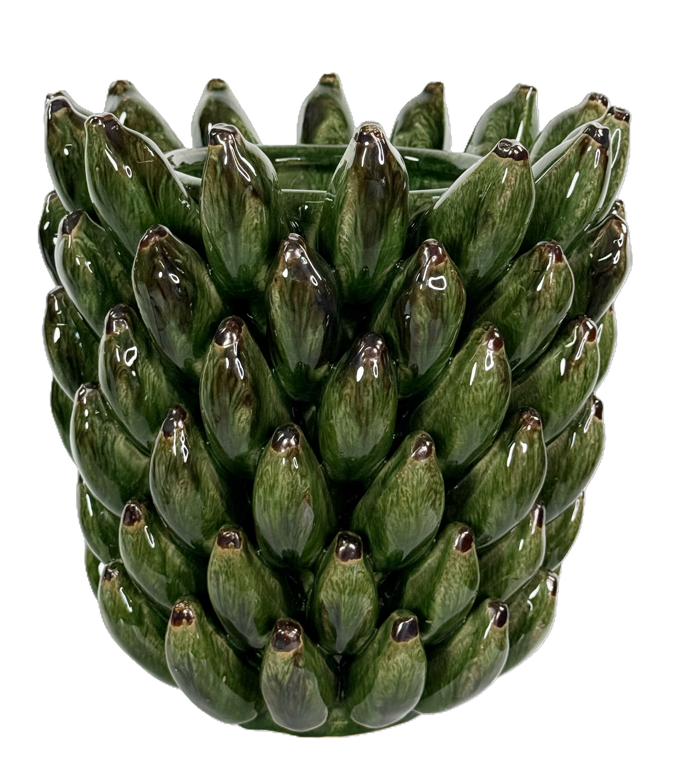 71094-Ceramic-banana-vase-green