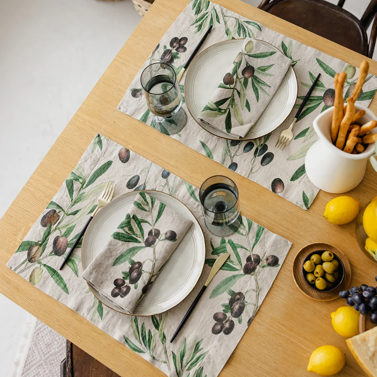 3002SU-ONP6-napkins-linen-serviette-table-lin-natrurel-olives-1