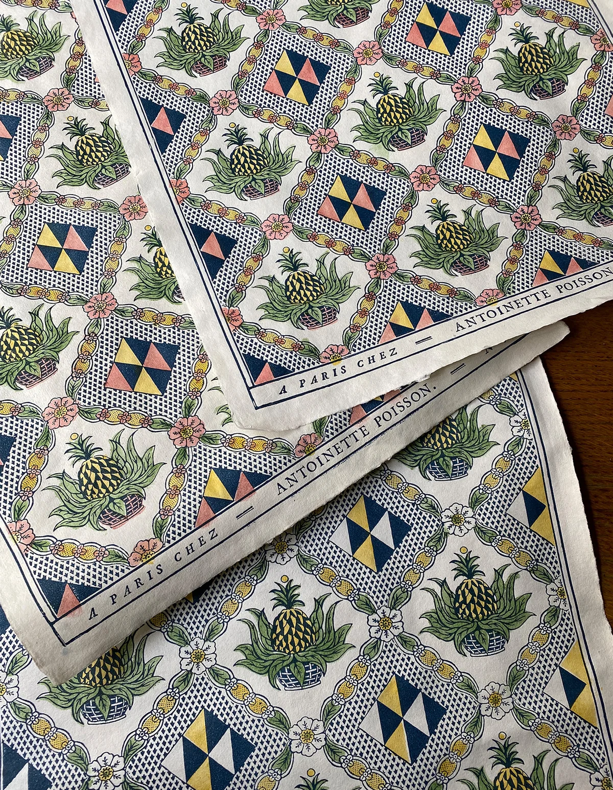 papier-dominote-77A-ananas-multicolore-antoinette-poisson-1