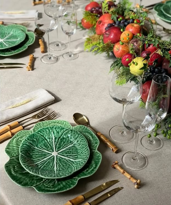 Assiettes chou vert - 1