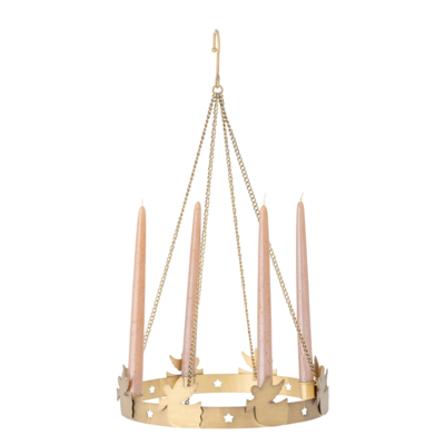 Bougeoir-elmir-bloomingville-metal-dore-ange-etoile