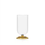 Bloom Stemmed Glass Yellow - 9313114