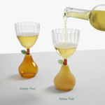 Stemmed Glass Pear