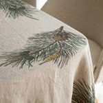 Nappe lin conifères 1