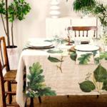 Nappe lin arbres 1