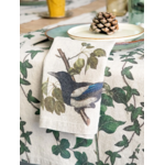 Serviettes lin Oiseaux sauvages 1