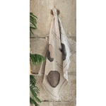Torchon en lin motif Truffe