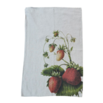 Torchon en lin Fraises