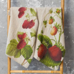 Torchon en lin Strawberry