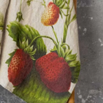 Torchon en lin Strawberry 1