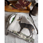 Serviettes lin animaux sauvages 4