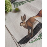 Serviettes lin animaux sauvages 6