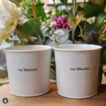 Timbales Rue Madame & Rue Monsieur Porcelaine Limoges Alix D. Reynis
