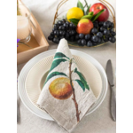 Serviettes lin fruits 4
