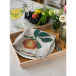 Serviettes lin fruits 2