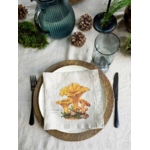 Serviettes lin champignons 6