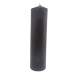 Cierge-cire-noire-7x25cm-ciergerie-des-premontres