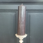 Cierge-cire-noire-7x25cm-ciergerie-des-premontres2