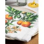 Serviettes lin agrumes 8