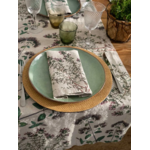 Serviettes lin herbes aromatiques 1