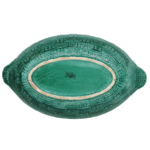 MR239-plat-creux-oval-barbotine-cannage-vert-ceramique-digoin-sarreguemines5